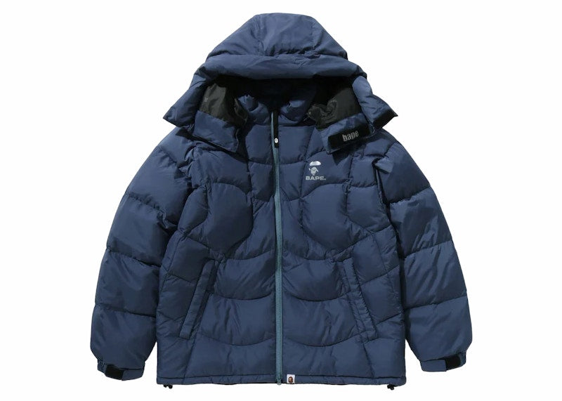BAPE Stitching Down Jacket Blue