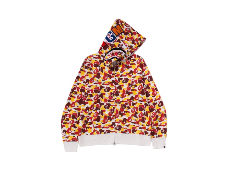 BAPE Store Beijing Separate Shark Full Zip Hoodie Multicolor