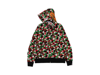 BAPE Store Dubai Separate Shark Full Zip Hoodie Multicolor