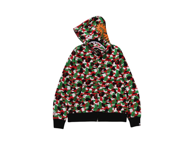 BAPE Store Dubai Separate Shark Full Zip Hoodie Multicolor