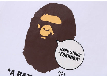 BAPE Store Fukuoka Ape Head Tee White