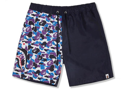 BAPE Store Hong Kong 16th Anniversary Shark Beach Shorts Black