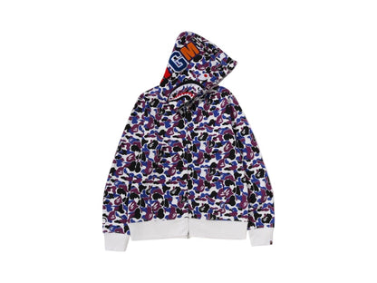 BAPE Store Hong Kong Separate Shark Full Zip Hoodie Multicolor