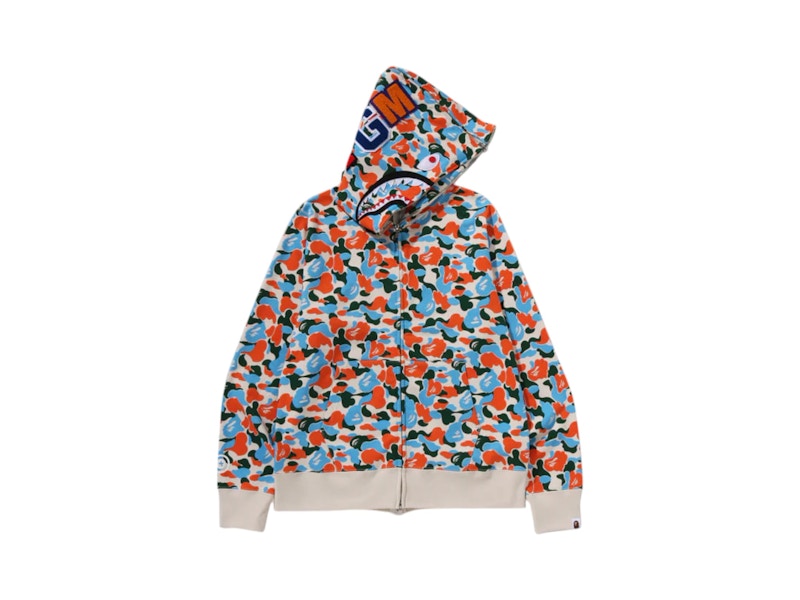 BAPE Store Jakarta Separate Shark Full Zip Hoodie Multicolor
