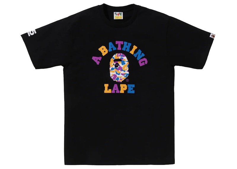 BAPE Store LA 5th Anniversary LA Camo College Tee Black