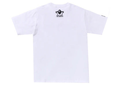 BAPE Store LA 5th Anniversary LA Camo College Tee White