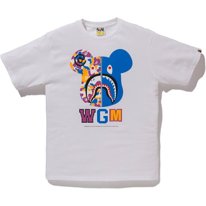 BAPE Store LA Shark Bear Tee White