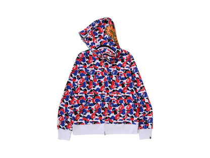 BAPE Store London Separate Shark Full Zip Hoodie Multicolor