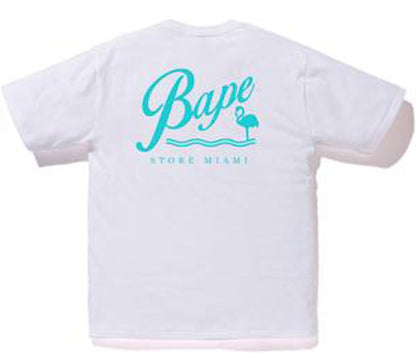 BAPE Store Miami Ape Head Tee White