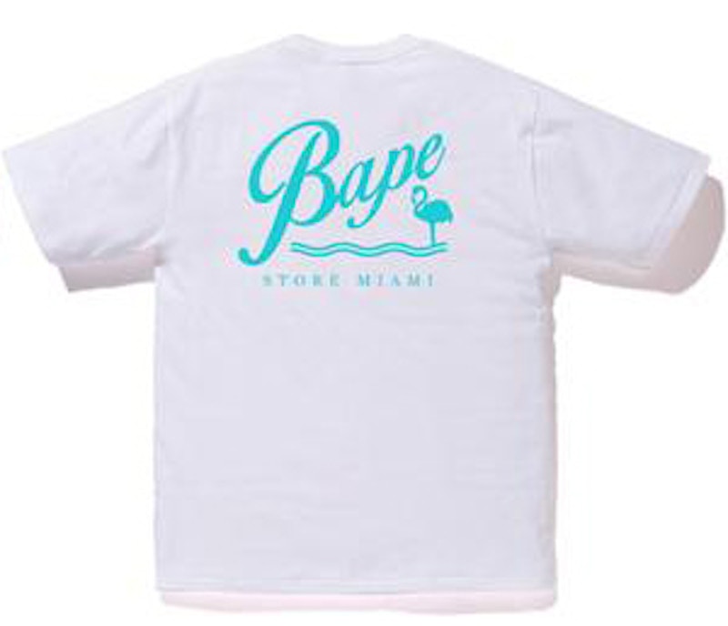 BAPE Store Miami Ape Head Tee White