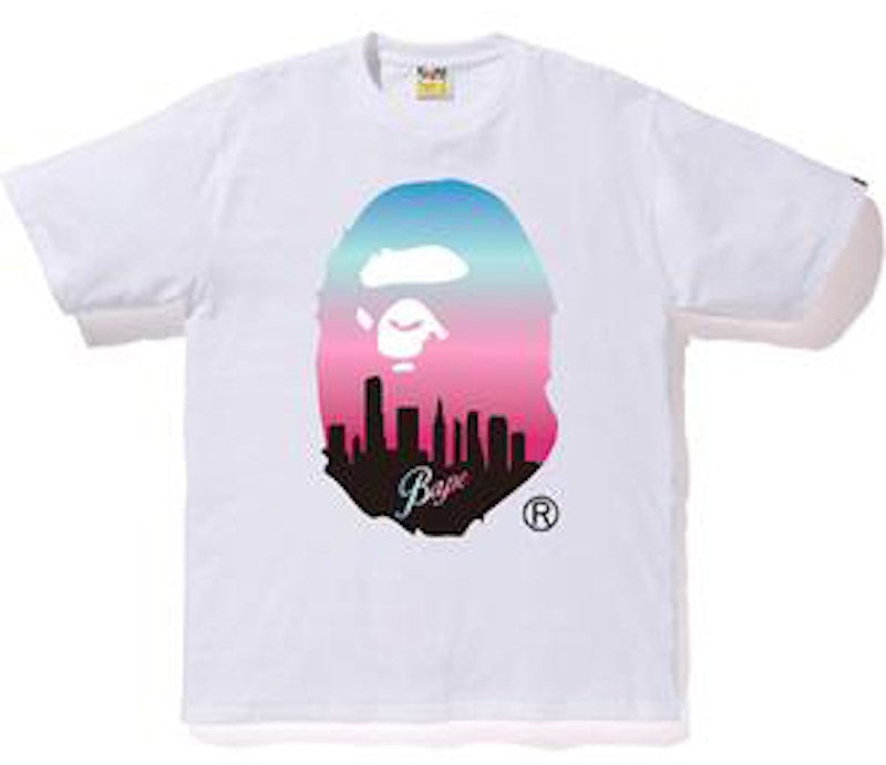 BAPE Store Miami Ape Head Tee White