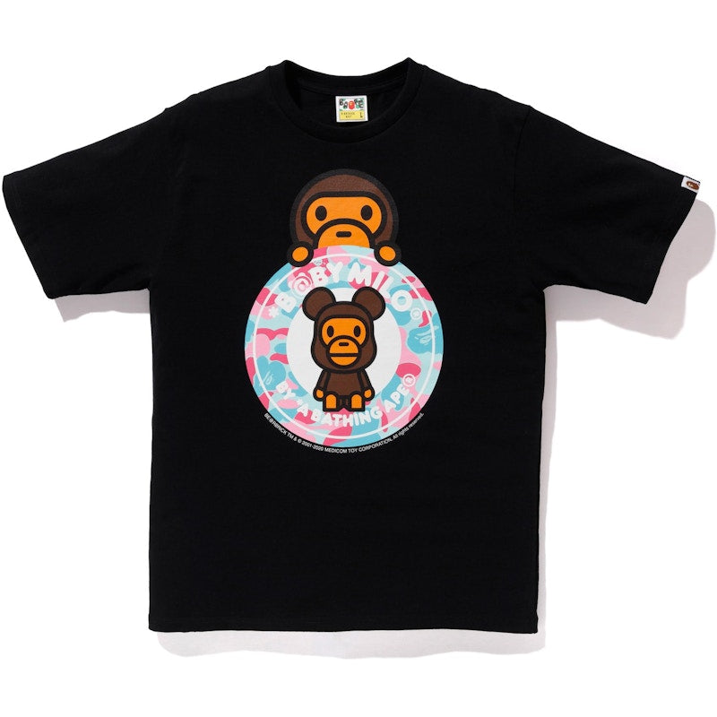 BAPE Store Miami Baby Milo Bearbrick Busy Tee Black