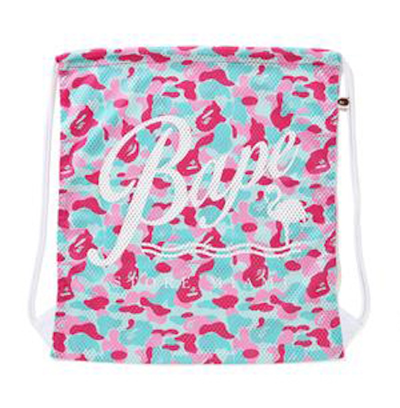 BAPE Store Miami Knapsack Pink/Blue