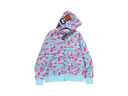 BAPE Store Miami Separate Shark Full Zip Hoodie Multicolor
