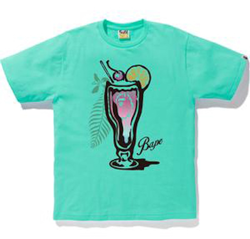 BAPE Store Miami Tropical Juice Tee Seafoam