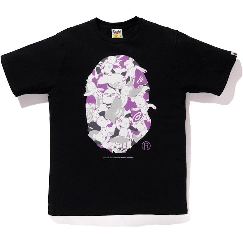 BAPE Store NYC Medicom Bear Tee Black