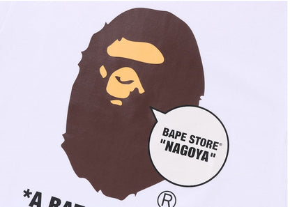 BAPE Store Nagoya Ape Head Tee White