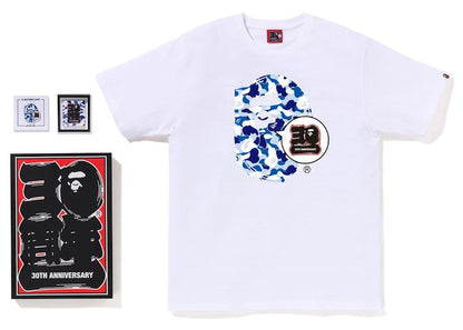 BAPE Store Nagoya Bape 30th Anniversary Ape Head Tee Set White