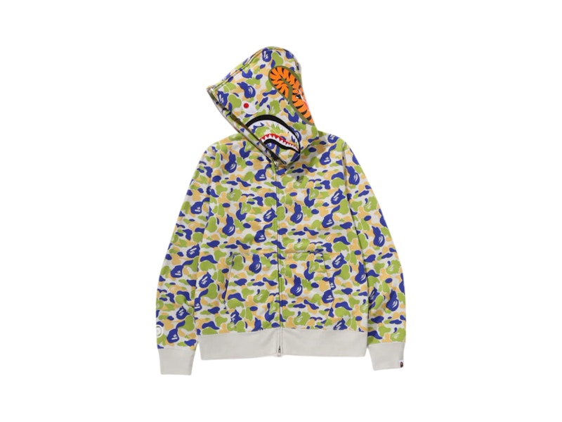 BAPE Store New Jersey Separate Shark Full Zip Hoodie Multicolor
