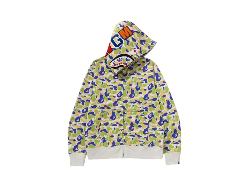 BAPE Store New Jersey Separate Shark Full Zip Hoodie Multicolor
