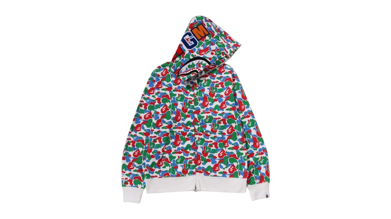 BAPE Store Qingdao Separate Shark Full Zip Hoodie Multi
