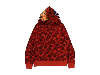 BAPE Store Rakuten Fashion Separate Shark Full Zip Hoodie Red