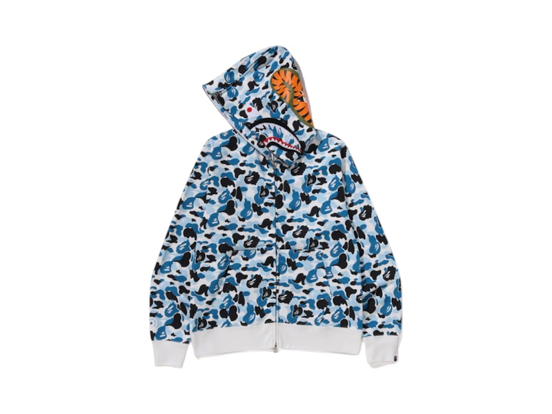 BAPE Store Shenyang Separate Shark Full Zip Hoodie Multicolor