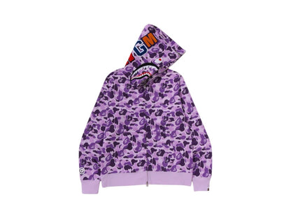 BAPE Store Taipei Separate Shark Full Zip Hoodie Multicolor