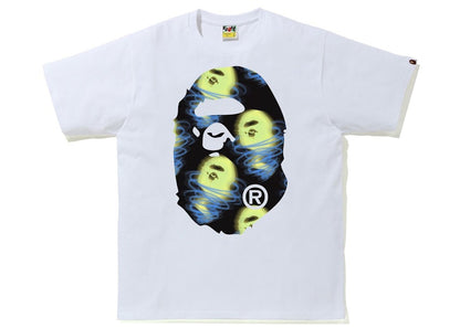 BAPE Storm Big Ape Head Tee White/Black