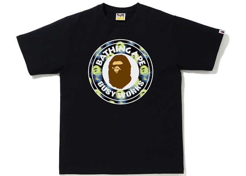 BAPE Storm Busy Works Tee Black/Black