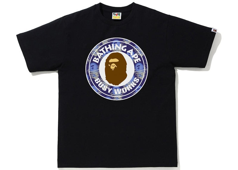BAPE Storm Busy Works Tee Black/Purple