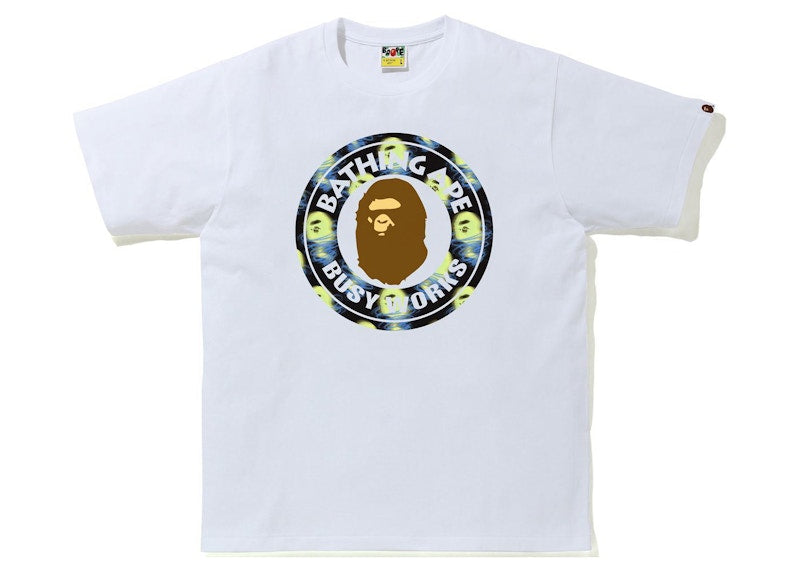 BAPE Storm Busy Works Tee White/Black