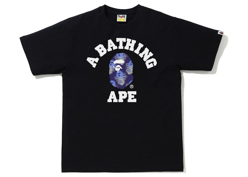 BAPE Storm College Tee Black/Purple
