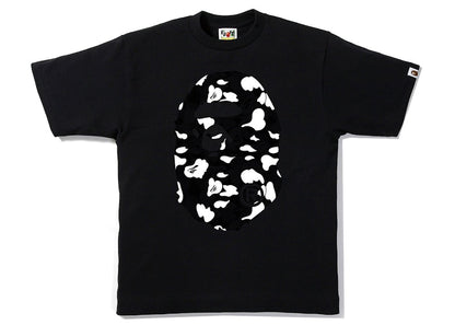 BAPE Stripe ABC Camo Big Ape Head Tee Black/Black