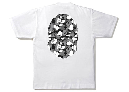 BAPE Stripe ABC Camo Big Ape Head Tee White/Black