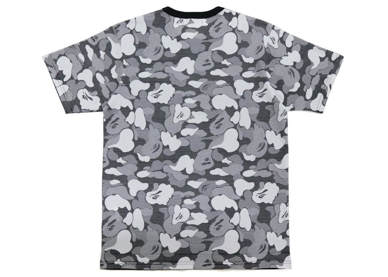 BAPE Stripe ABC Camo Pocket Tee Black