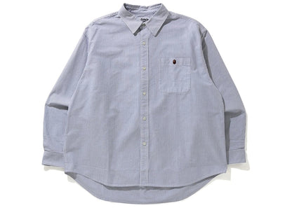 BAPE Stripe One Point Loose Fit Shirt Black
