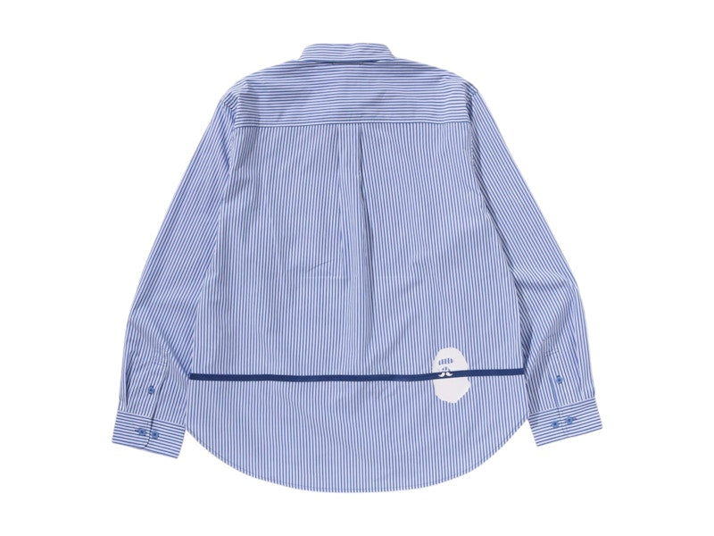 BAPE Stripe Shirt Blue