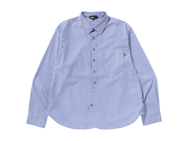 BAPE Stripe Shirt Blue