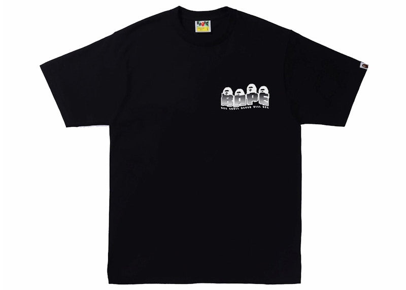 BAPE Stroke Camo Distortion Tee Black/Red