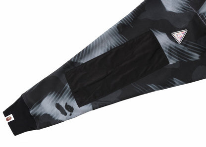 BAPE Stroke Camo Relaxed Fit Crewneck Black