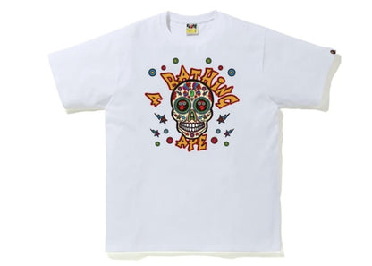 BAPE Sugar Skull Tee White
