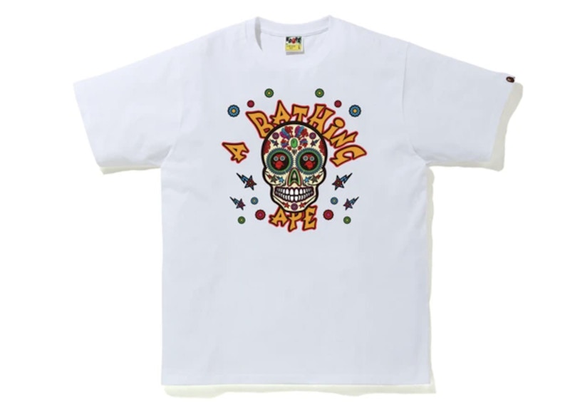 BAPE Sugar Skull Tee White