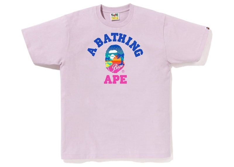BAPE Sunset Beach Tee Purple