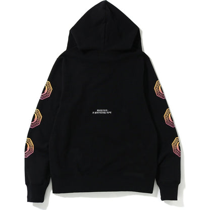 BAPE Swarovski Graphic Full Zip Hoodie Black
