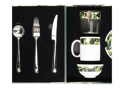 BAPE Tableware Set Green ABC Camo