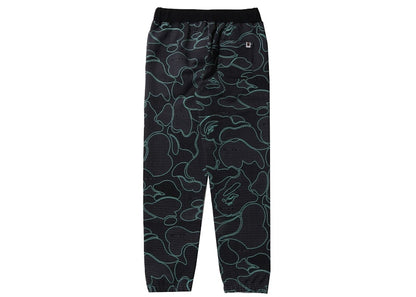BAPE Text Code Camo Sweatpants Black