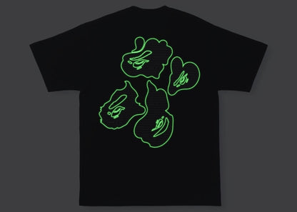 BAPE Text Code Camo Tee Black