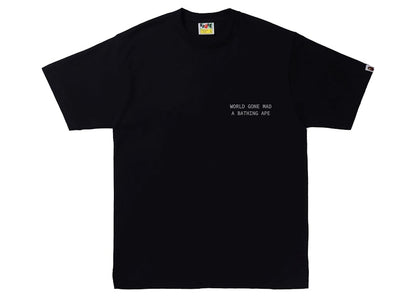 BAPE Text Code Camo Tee Black