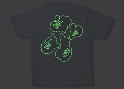 BAPE Text Code Camo Tee Gray